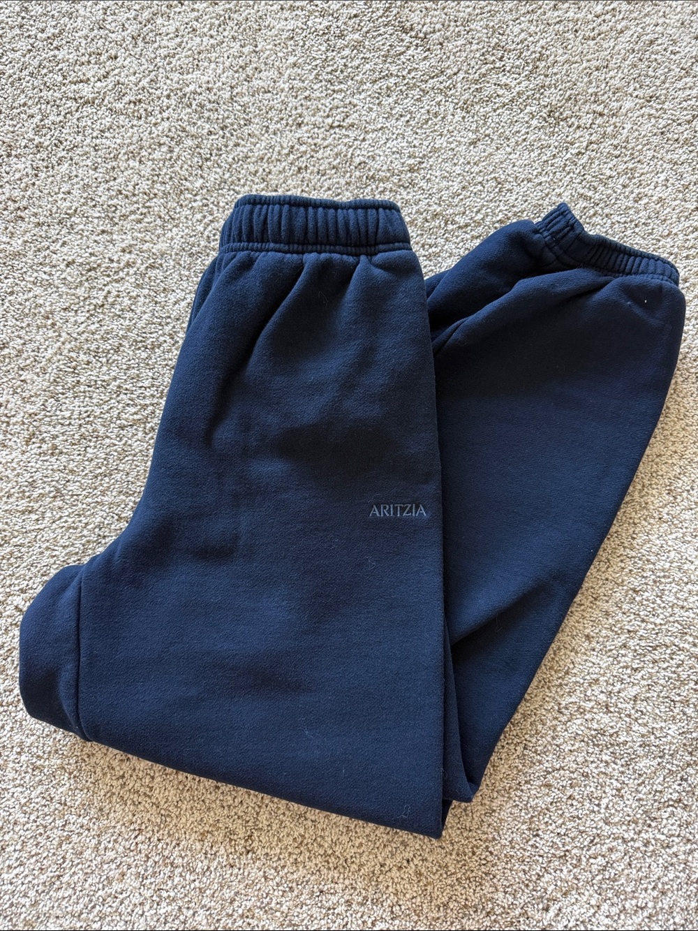 Aritzia Navy Blue Sweat Joggers